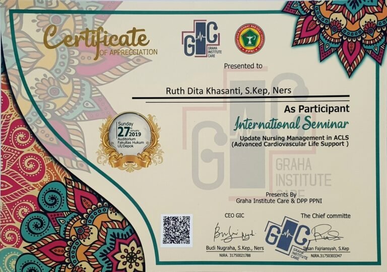 Cetificate OF APPRECCIATION