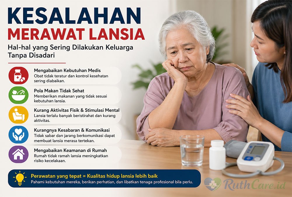 kesalahan merawat lansia