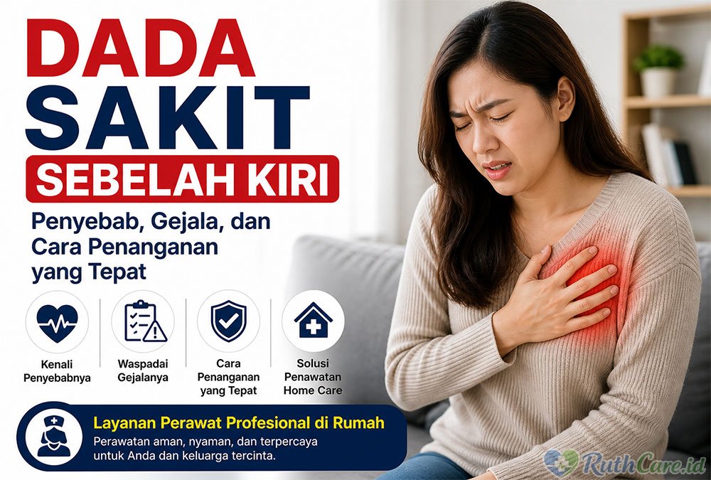 dada sakit sebelah kiri